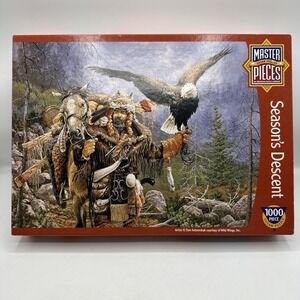 Master Pieces 1,000 Piece Jigsaw Puzzle Season's Descent Artist Tom Antonishak